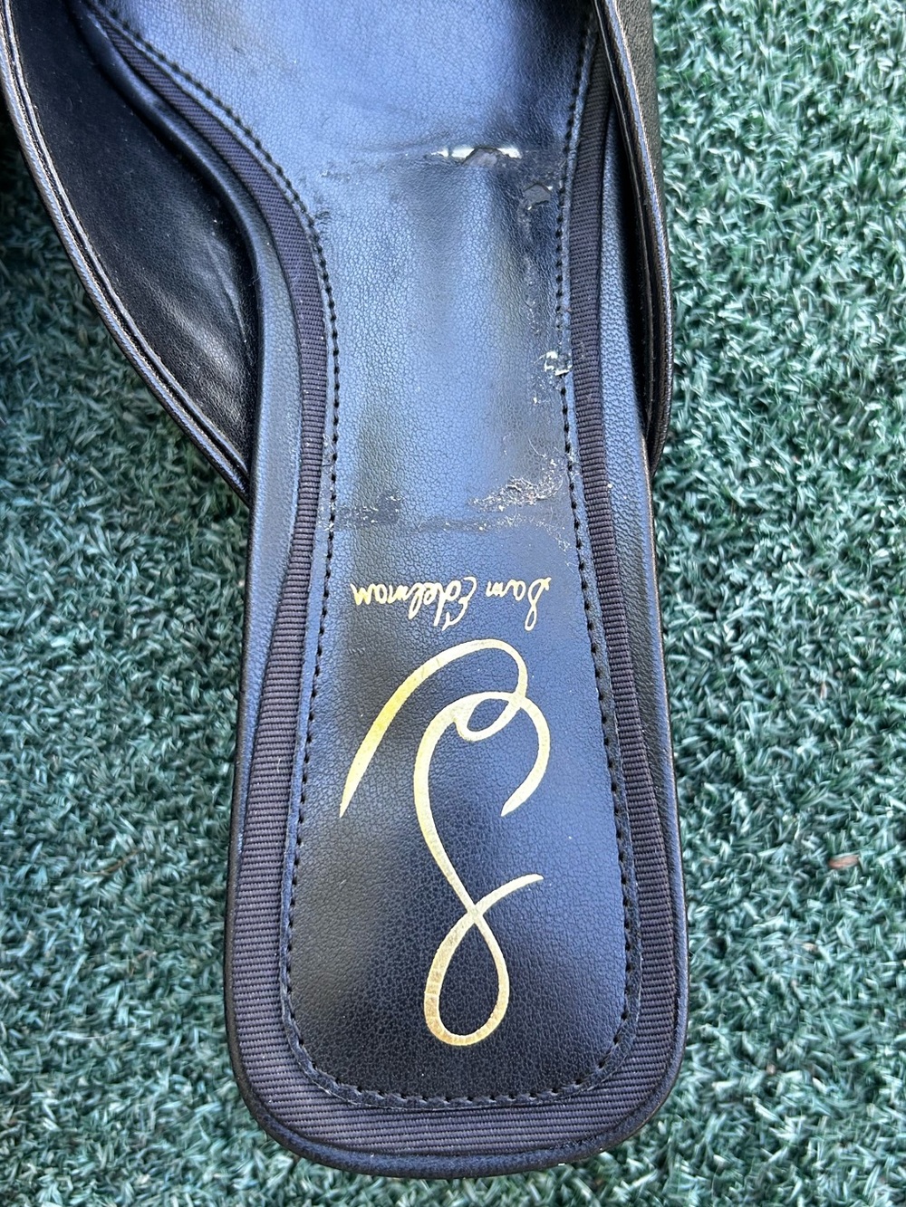 NWT Sam Edelman Ollie Square Toe Bit Mule Black 8 - Picture 12 of 16
